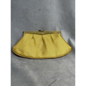 Vintage Ingber Clutch Bag Womens Evening Purse Made USA 60s Glam Retro Handbag
